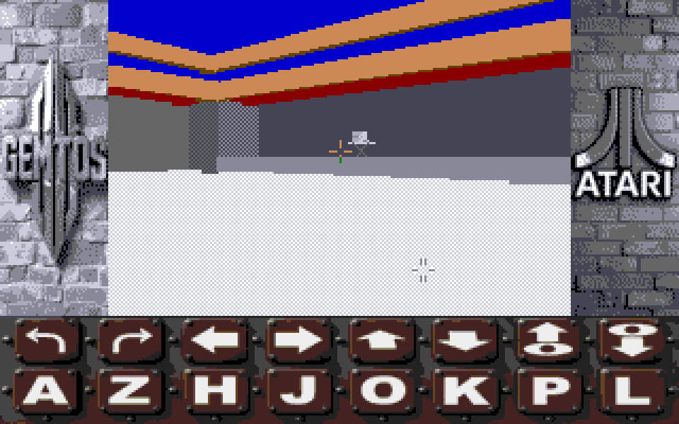 3-D Construction Kit Exploration atari screenshot